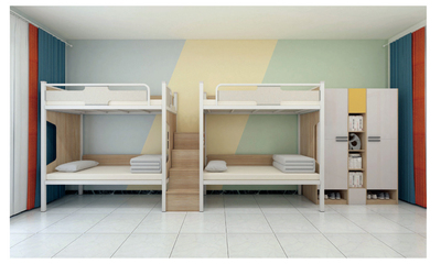 学生床/公寓床-4-学校家具-学校宿舍家具-学生床-公寓床