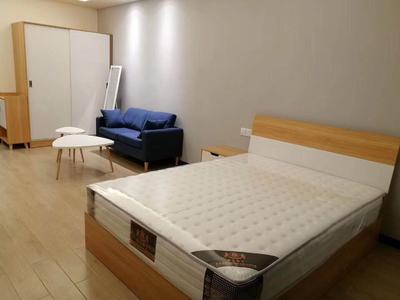 公寓实景布置-1 &nbsp;公寓家具.床.桌椅