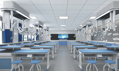 实验室家具-1 智能吊装实验室 . 学校家具