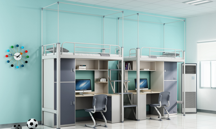 连体（步梯）公寓床2-学校家具-学校宿舍家具-按产品分类-学生床-公寓床