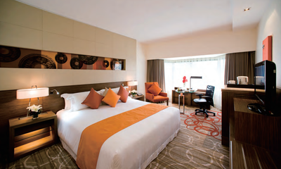 现代标准套房-4 &nbsp;酒店家具-休闲沙发-床-桌椅-床头柜