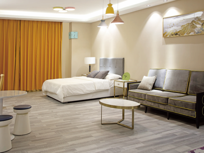 公寓实景布置-4 公寓家具.床.休闲沙发.休闲桌椅